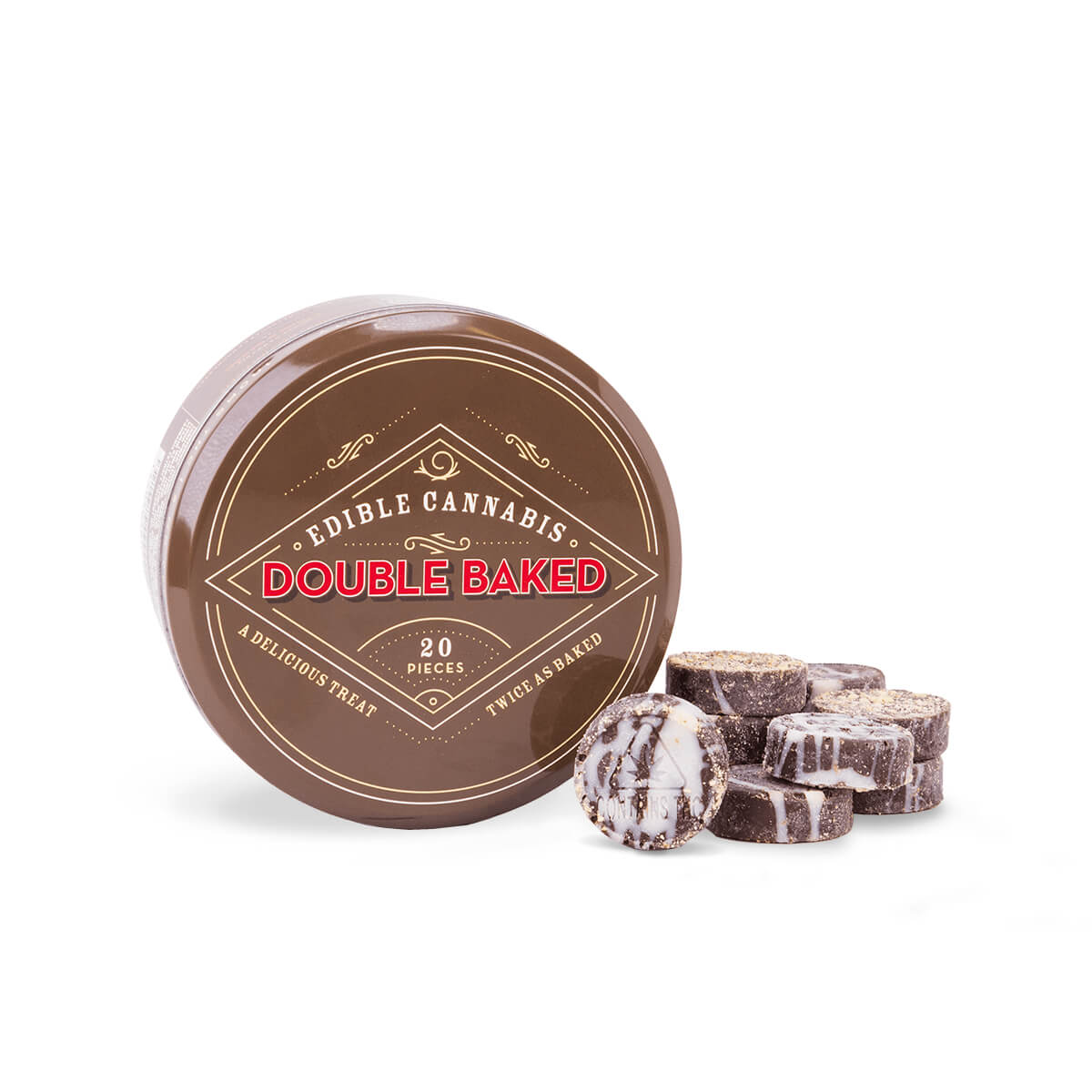Photograph of Product: 100mg Double Baked Chocolate - S'Mores Cheesecake