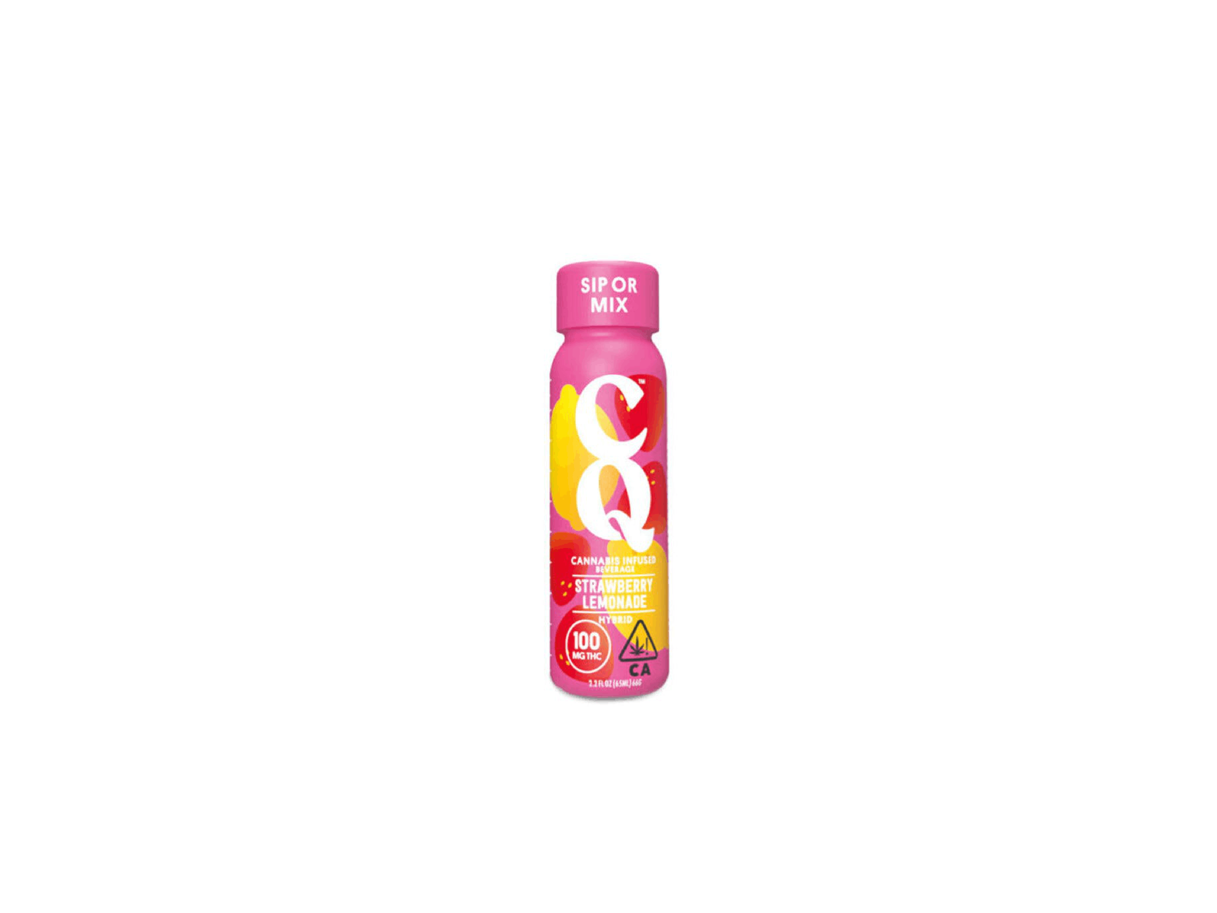 Photograph of product: Oui'd Quencher Shot 2oz Strawberry Lemonade 100mg