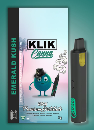 Photograph of product: KLIK Disposable - Emerald Kush