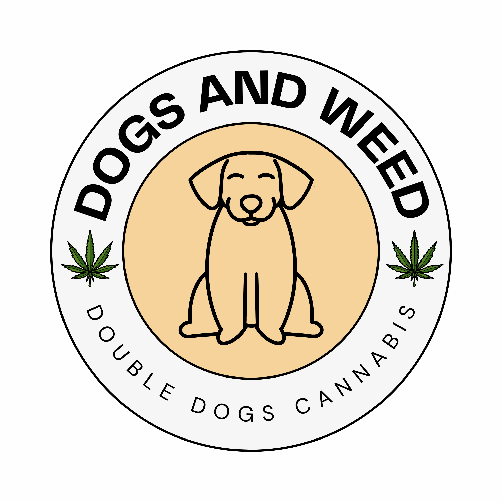 Photograph of product: Dogs and Oui'd Sticker