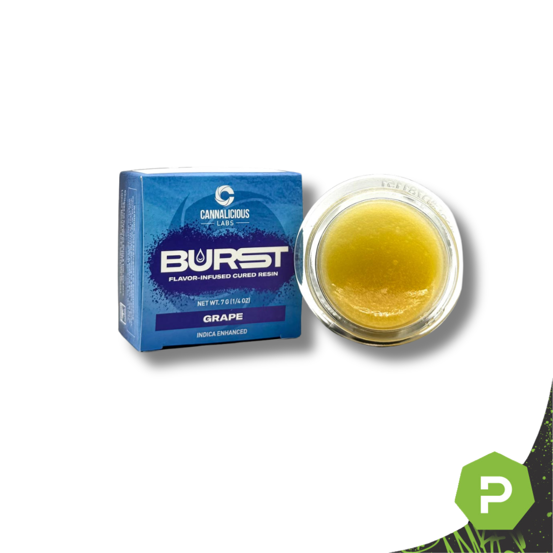 Photograph of product: Cannalicious | 7g Flavor Infused Cured Resin | Grape