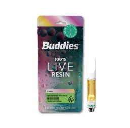 Photograph of product: Blueberry Live Resin - Cartridge - Buddies