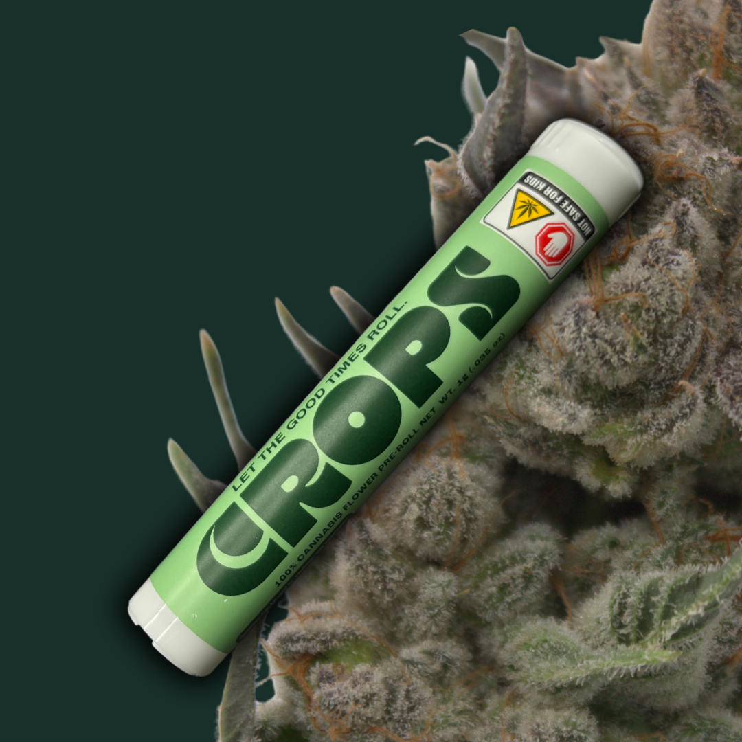 Photograph of product: Crops - Preroll - Jelly Donut - 1.0g
