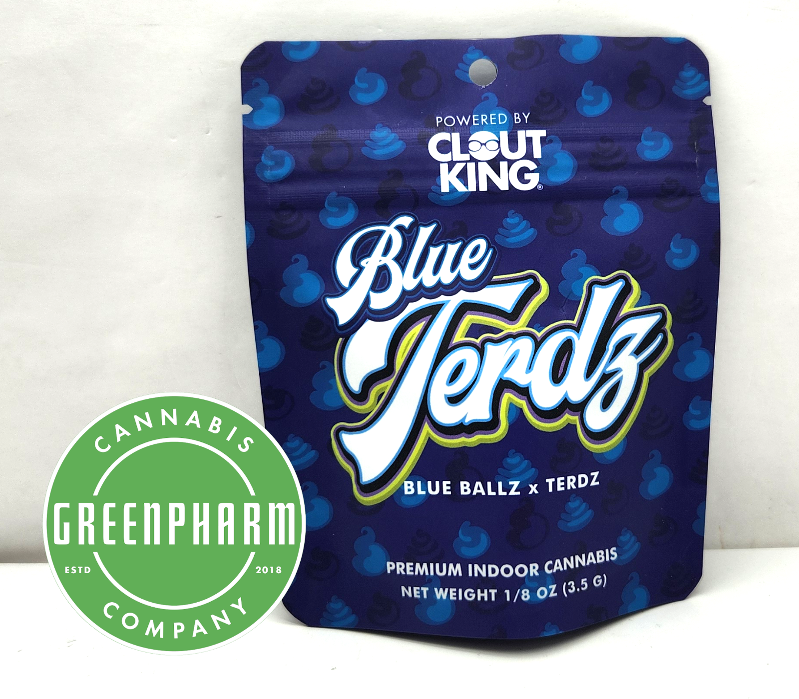 Photograph of product: Flower | Clout King | Blue Terdz Prepack - 3.5g