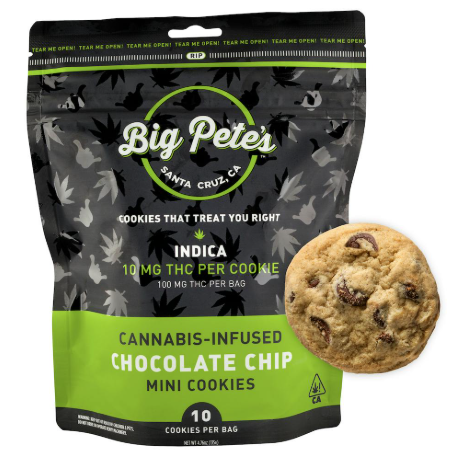 Photograph of product: Big Pete's | 200mg | Multi-pack | Chocolate Chip | Oui'd
