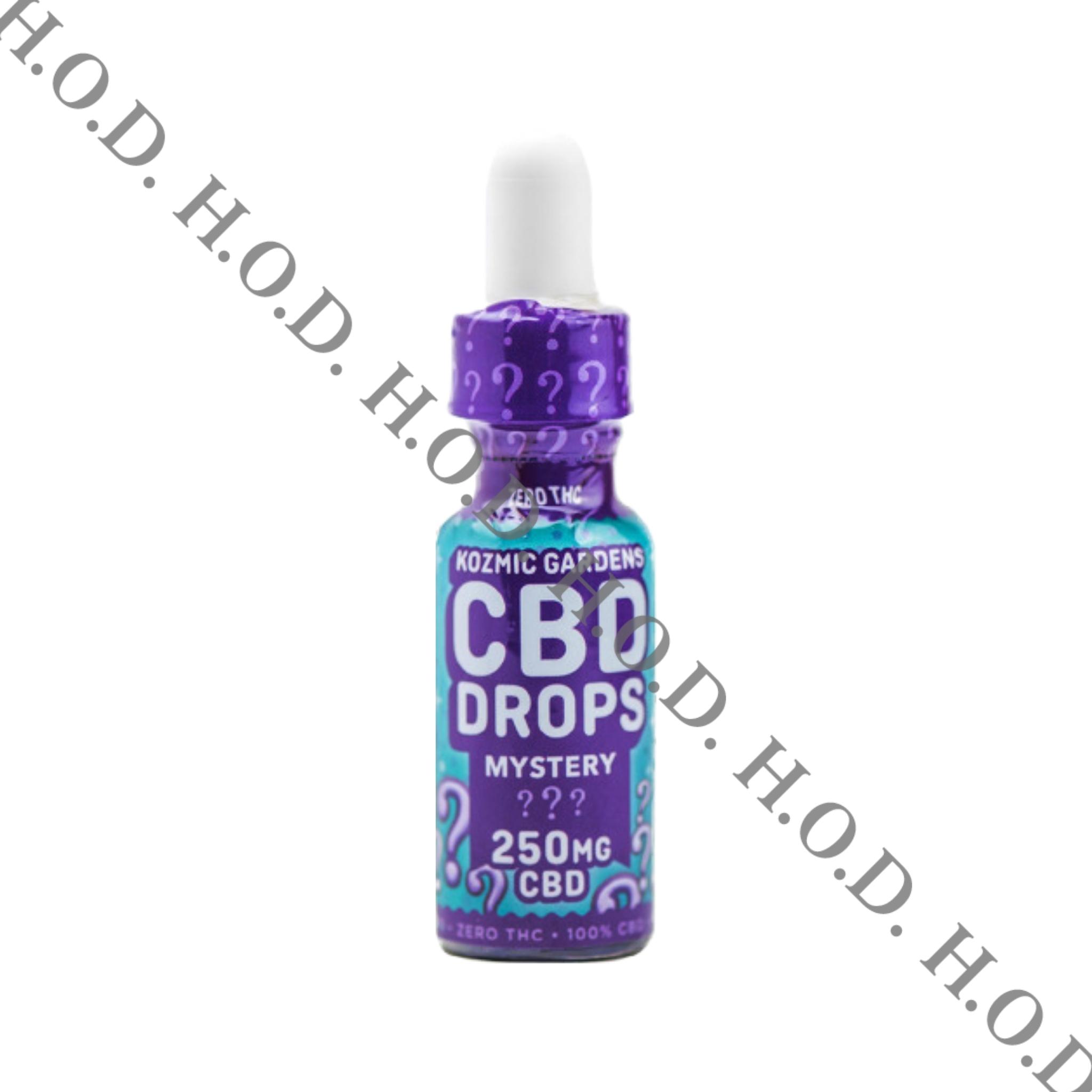 Photograph of product: Kozmic Gardens Mystery CBD Tincture 250mg