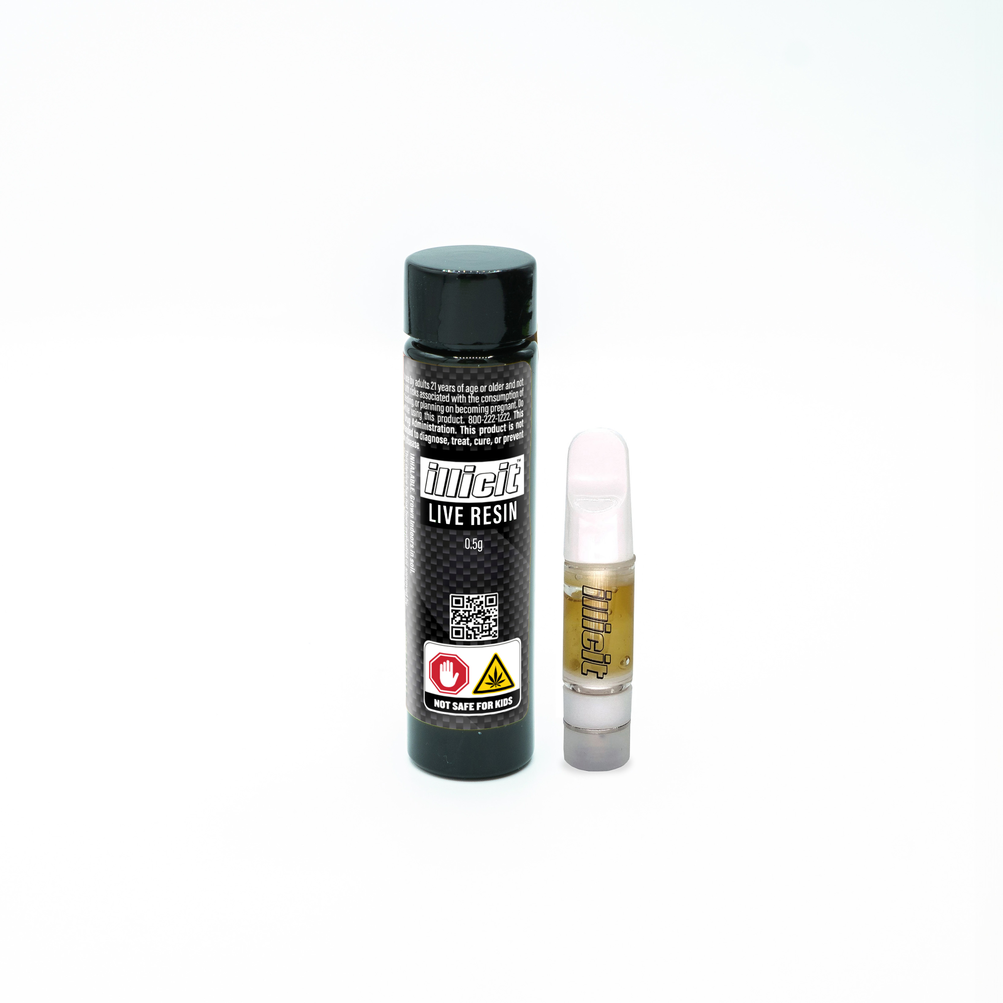 Photograph of product: Illicit | Thug Rose (S-H) Live Resin Vape Cart