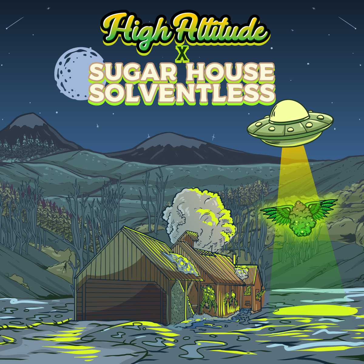 Photograph of product: Sugar House Solventless | Reckless Rainbow | 1g Live Rosin