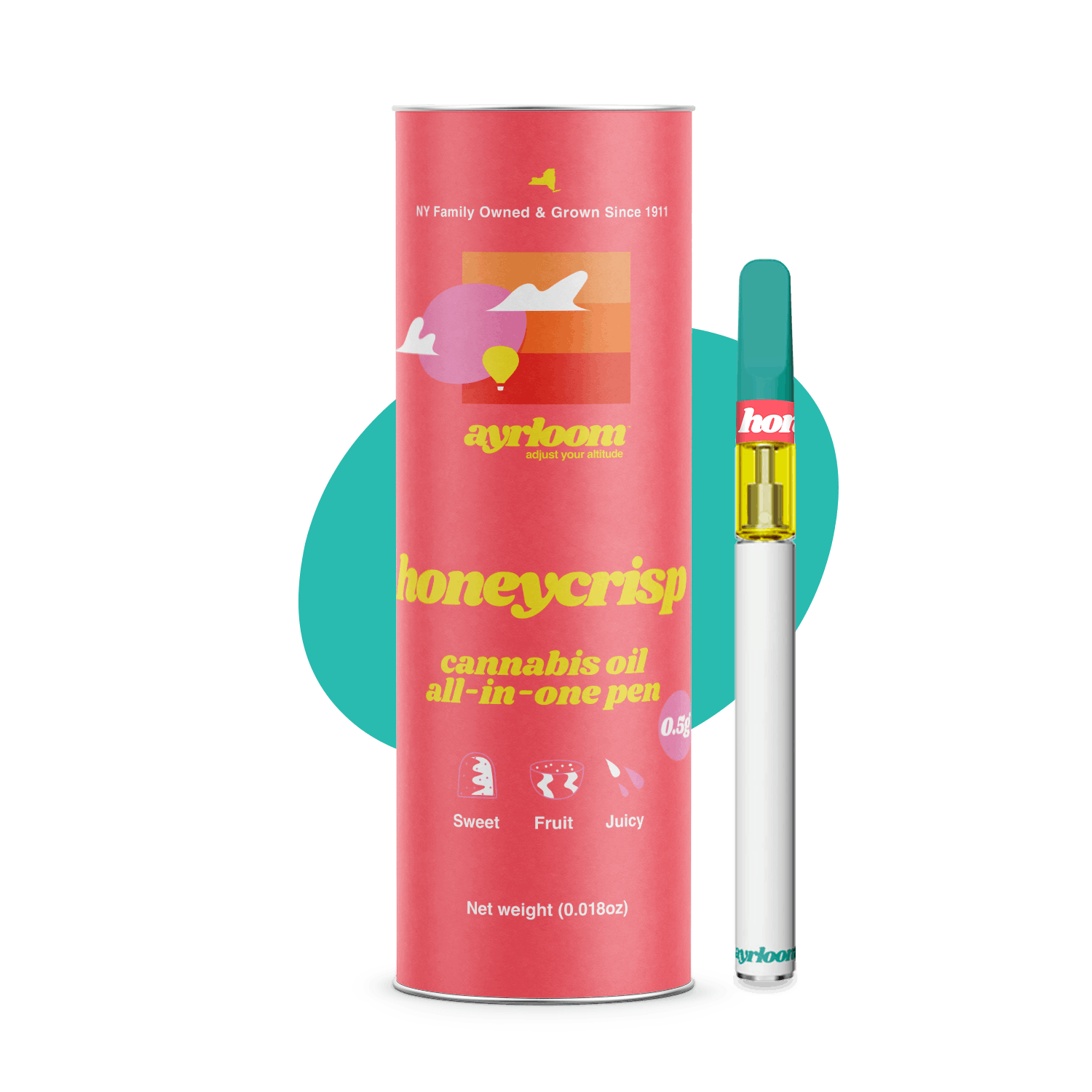 Photograph of product: Ayrloom | Honeycrisp AIO Vape, .5g