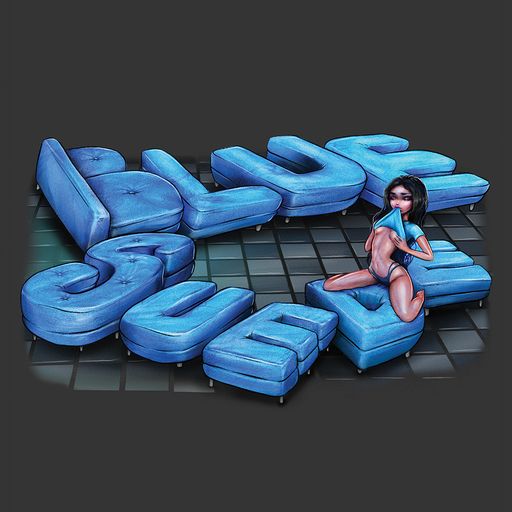 Photograph of product: Blue Suede - Cookies - Indoor - 3.5g