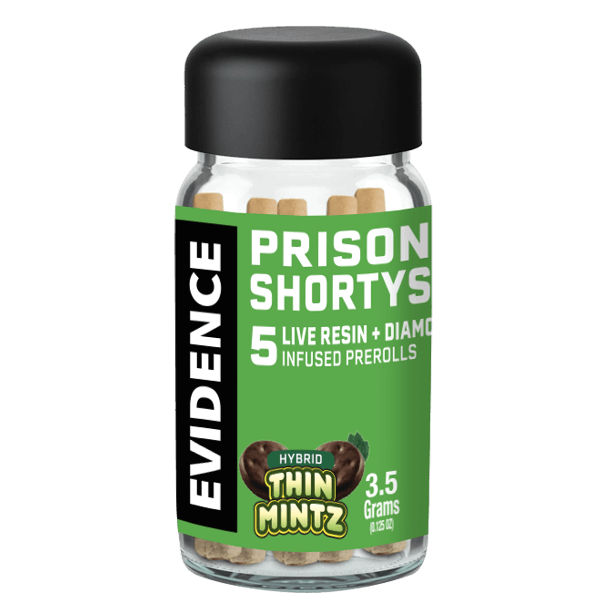 Photograph of product: PRISON SHORTYS - THIN MINTZ