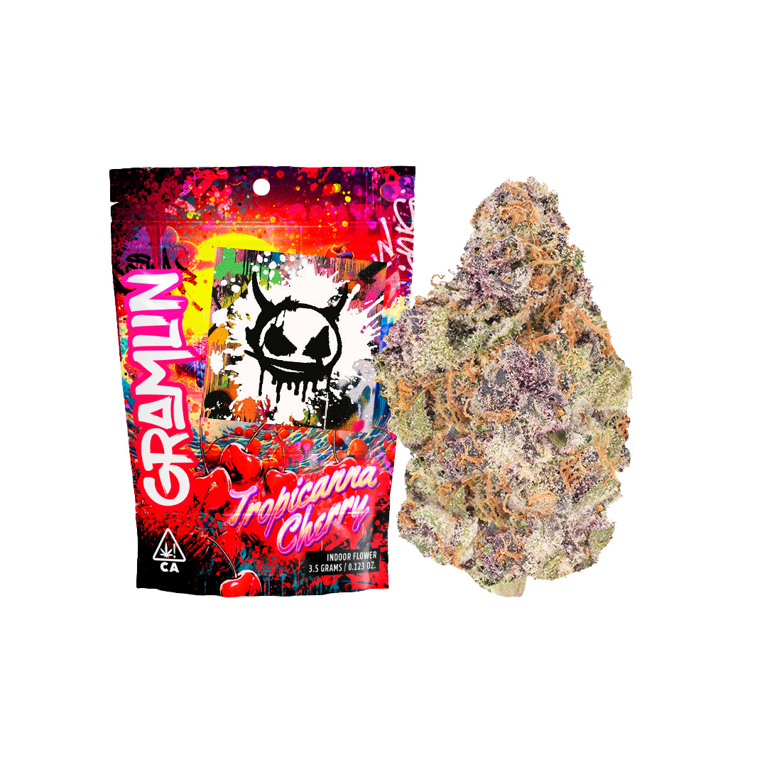 Photograph of product: GRAMLIN FLOWER - TROPICANNA CHERRY 3.5G