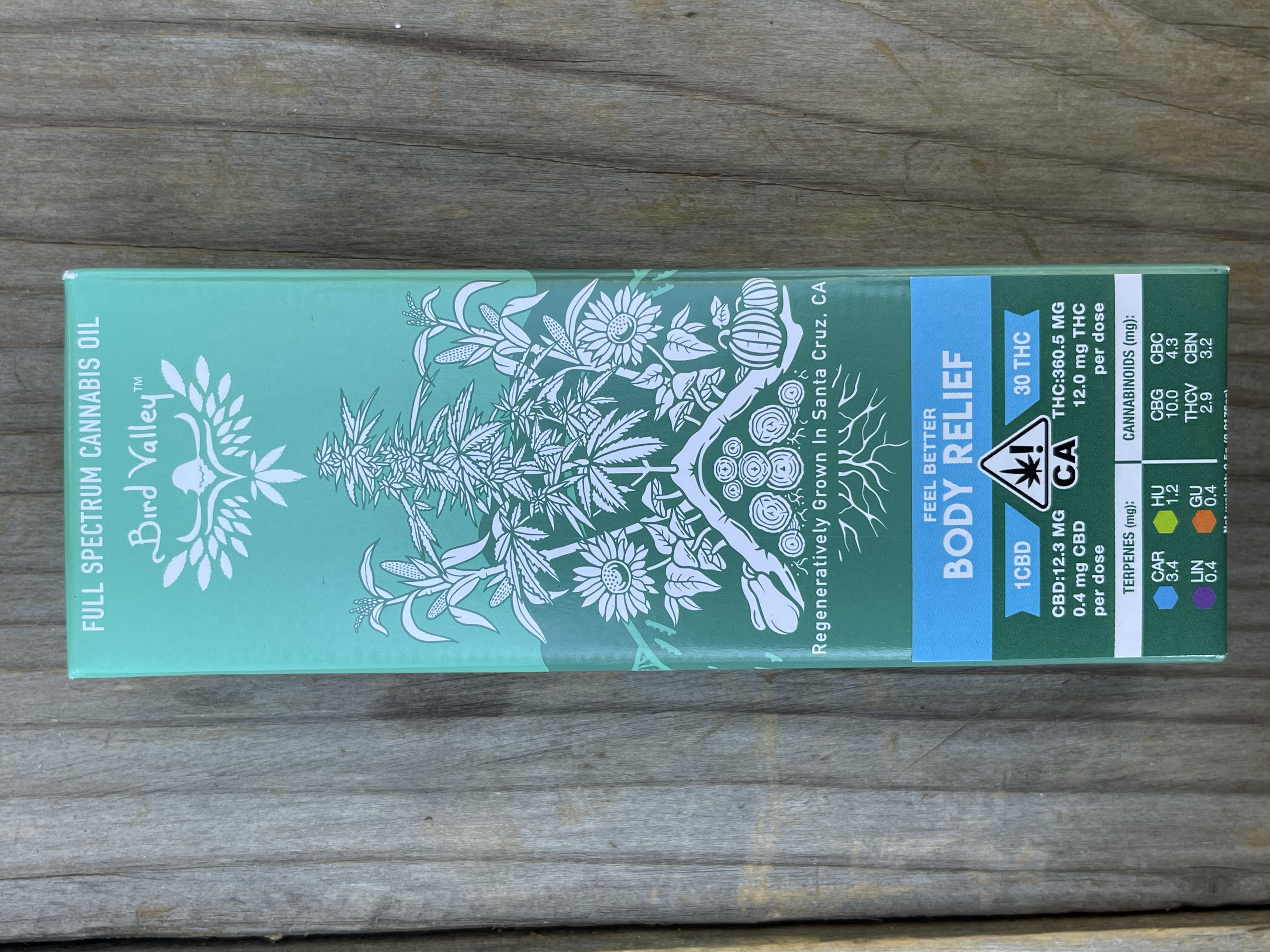 Photograph of product: 1:30 Body Relief FSO .5g