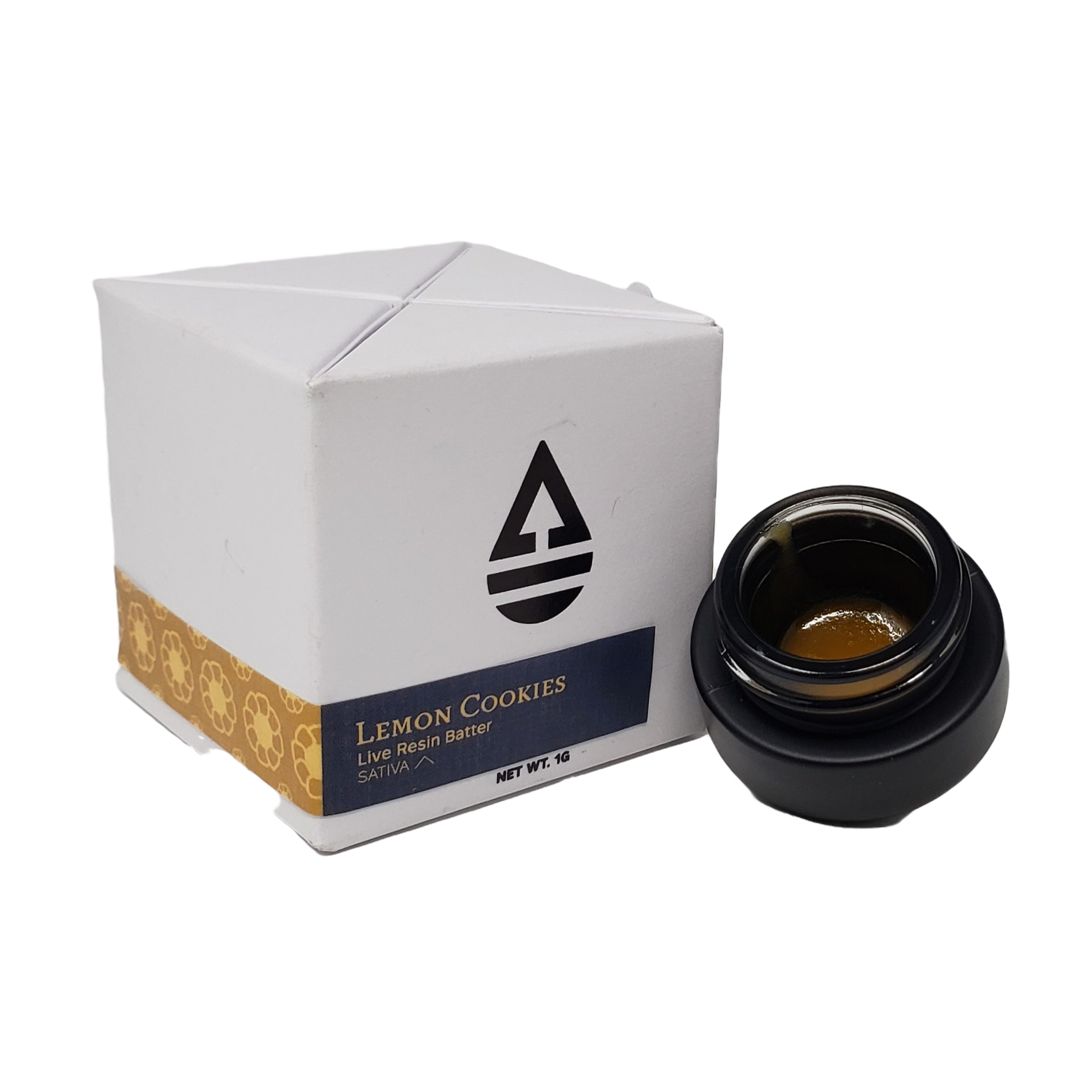 Photograph of product: Lemon Cookies | Live Resin Batter 1g | Oui'd