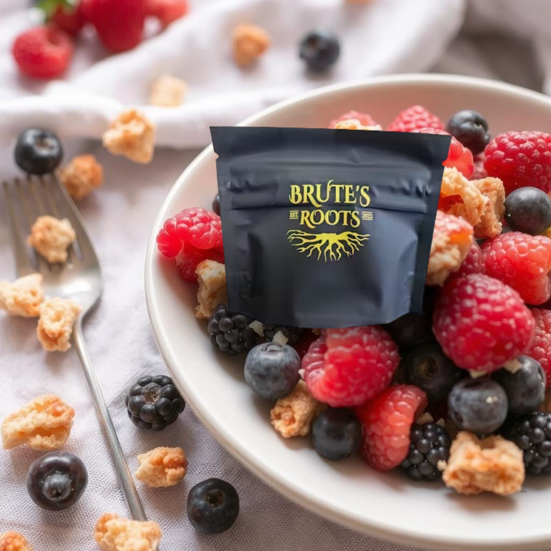 Photograph of product: Brute's Roots- Crunch Berriez 3.5g (whole)