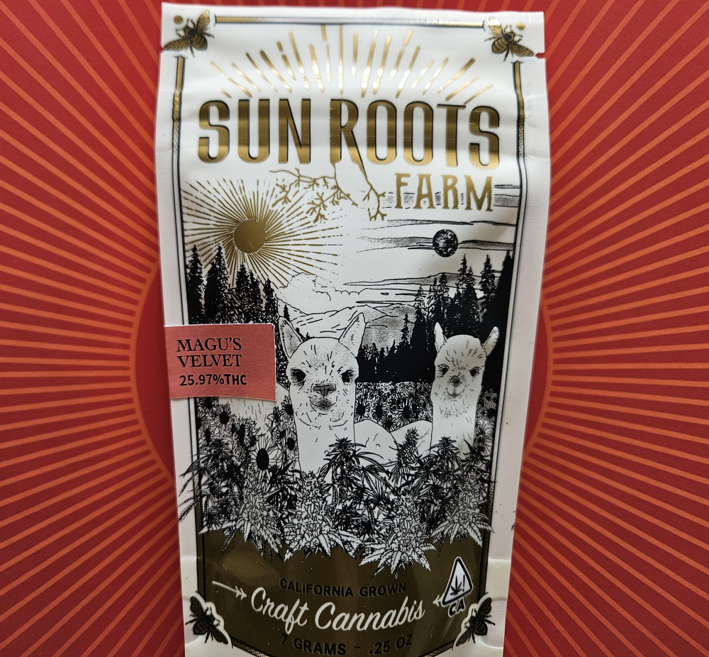 Photograph of product: Sun Roots Farm Magu's Velvet 1/4 oz - 7g