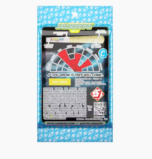 Photograph of product: Sluggers Hit x Cookies Adios MF Infused Preroll 5pk 3.5g