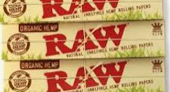 Photograph of product: RAW | Organic Hemp | King Size Papers |