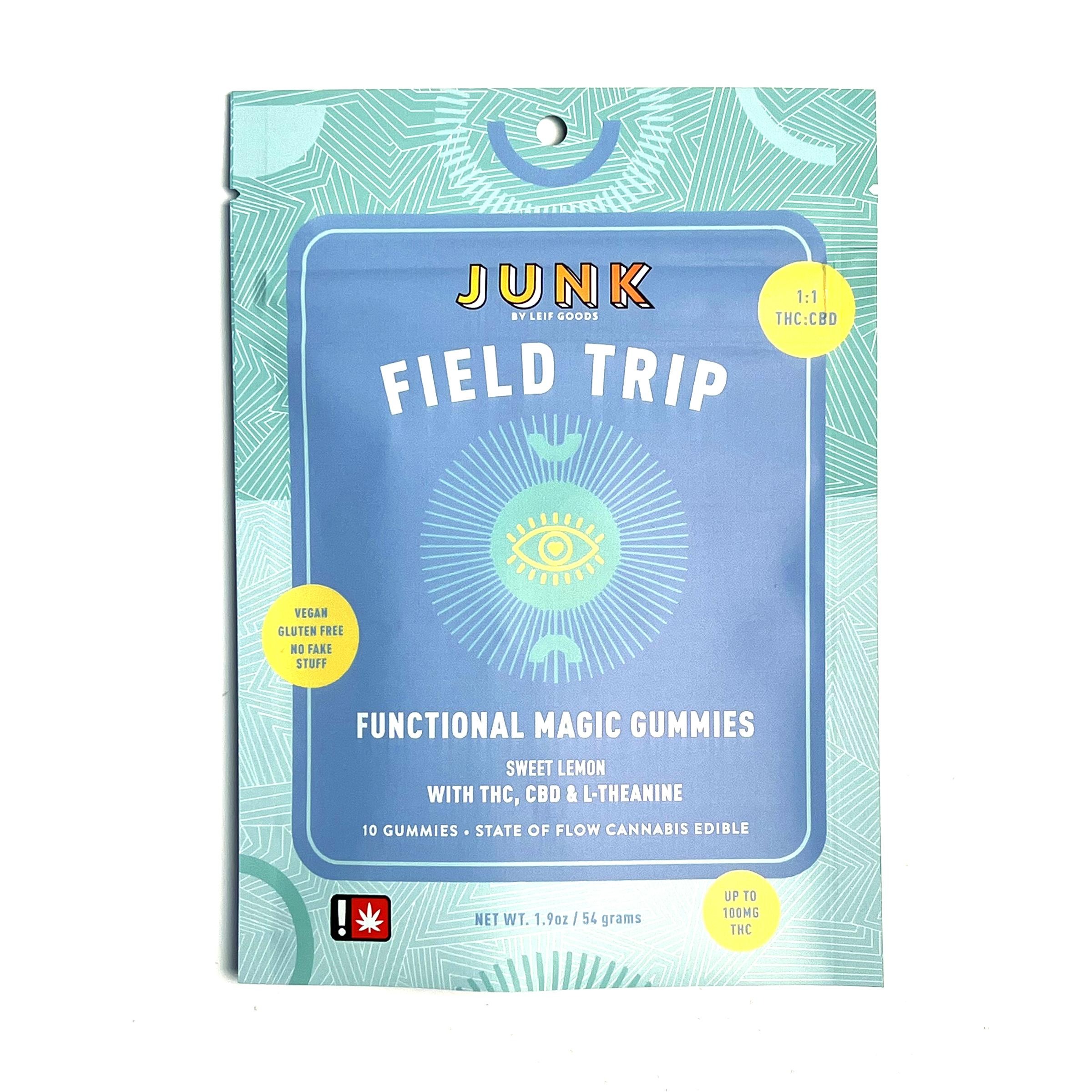 Photograph of product: gummy 10pk 100mg Field Trip 1:1+  adaptogenic mushrooms