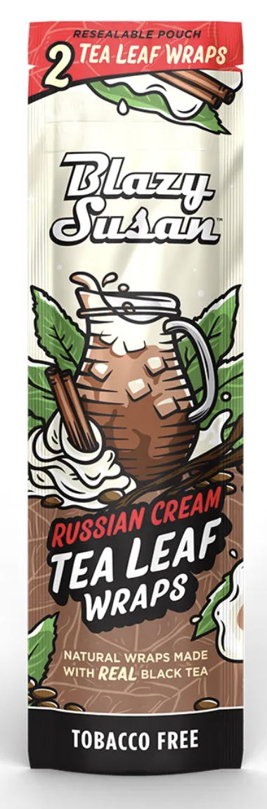 Photograph of product: Blazy Susan | Russian Cream Tea Leaf Wraps | 2pk