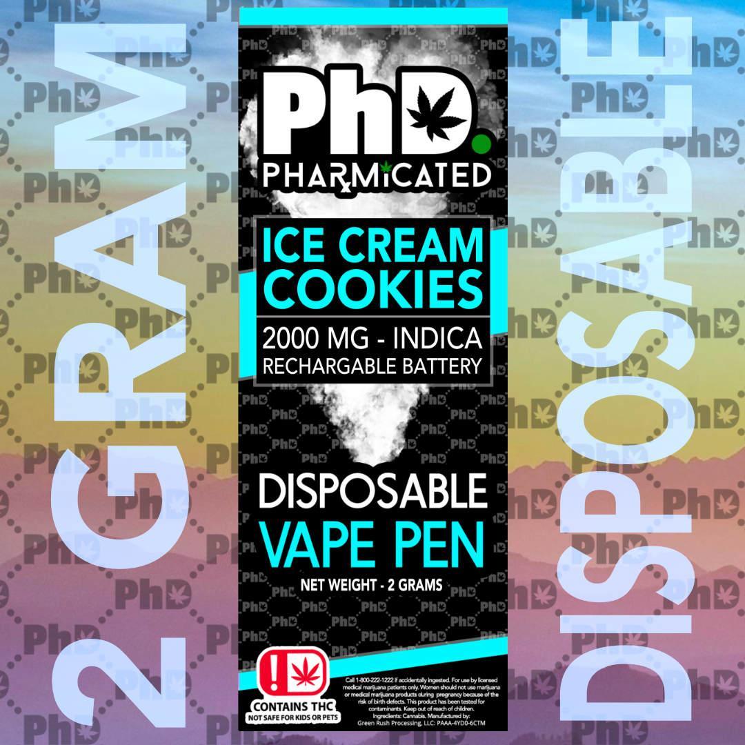 Photograph of Product: Pharmicated- Disposable Vape-Ice Cream Cookies