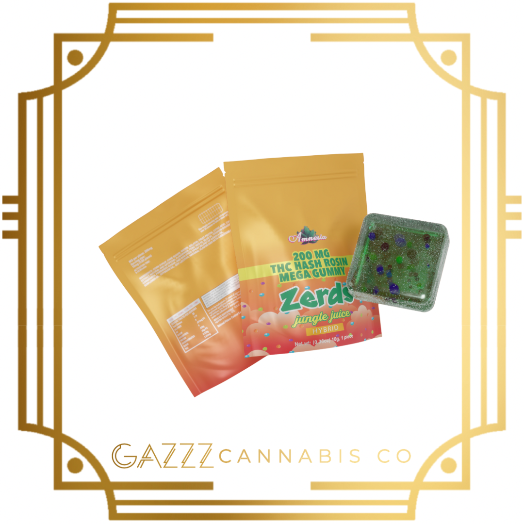 Photograph of product: Edible - Zerds | Mega Gummy 200mg | 1-Pck - Jungle Juice