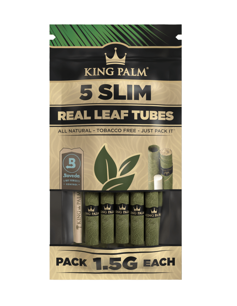 Photograph of product: King Palm 5pk Slim -Natural