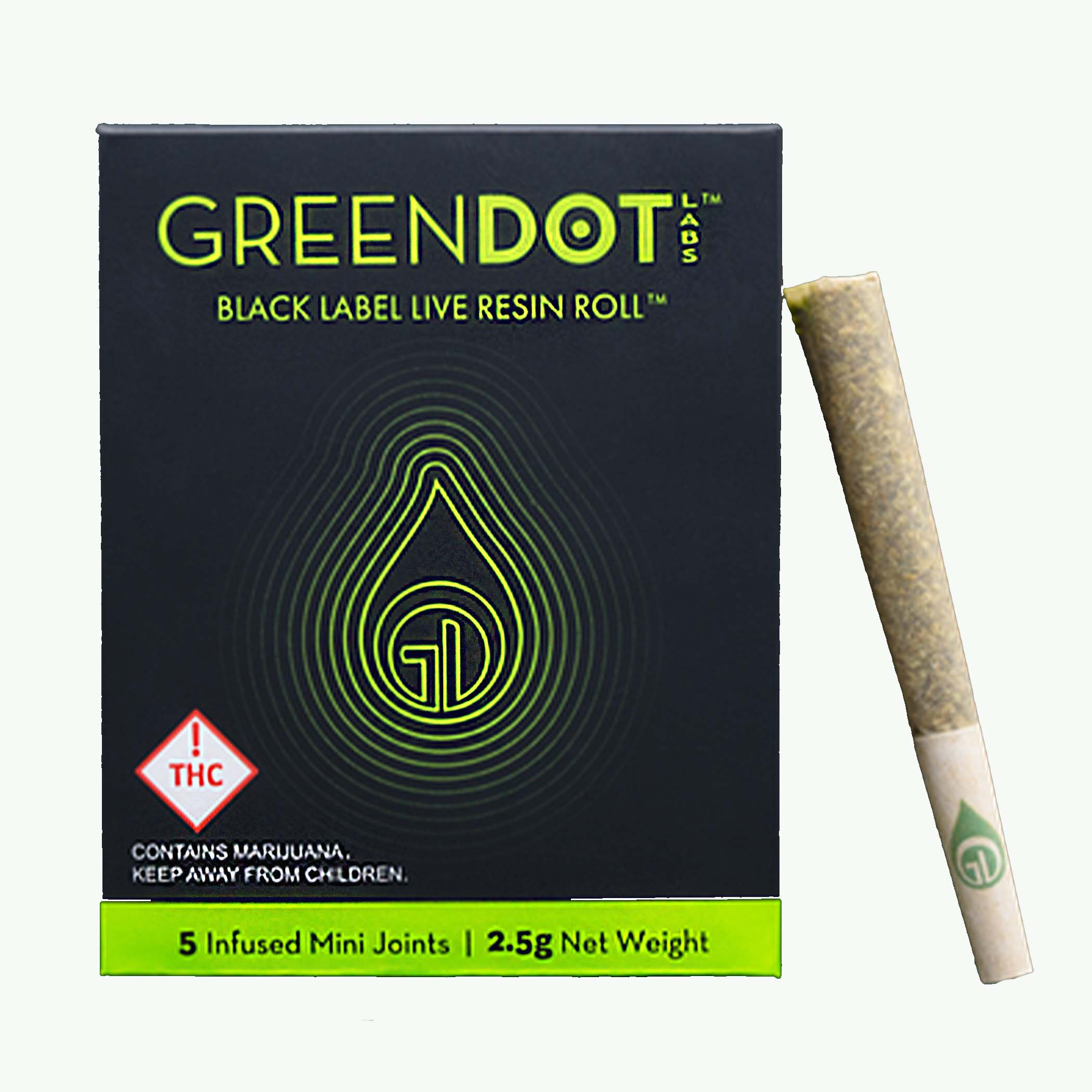 Photograph of product: $@%&! Cake x Sour Power OG (H) - Infused Pre-Roll Pack - Green Dot Labs