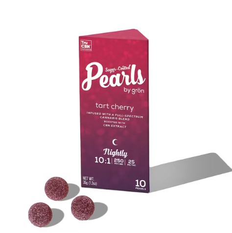 Photograph of product: 10:1 CBN/TH-oui Tart Cherry Pearls | 10pk