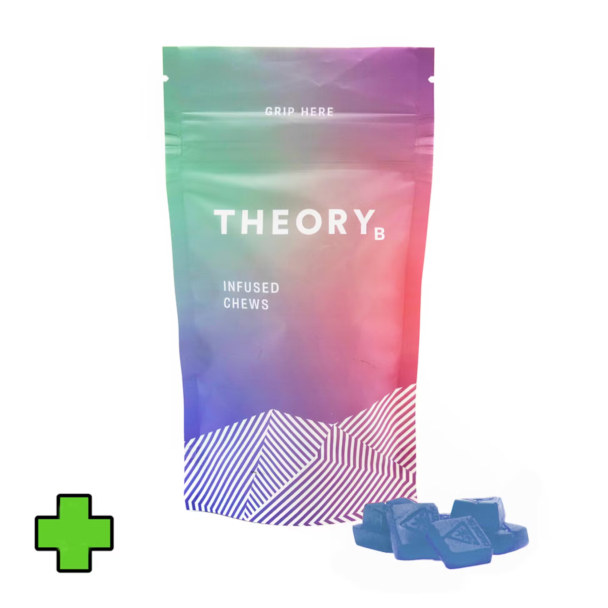 Photograph of product: Blue Raspberry Chews [HIGH-DOSE] (100mg) (20pk)