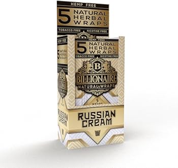 Photograph of product: Billionaire Herbal Wraps | 5-pack | Russian Cream