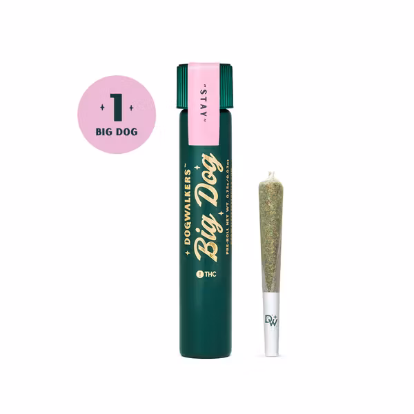 Photograph of product: Jet Fuel OG | Dogwalkers 1g Pre-Roll