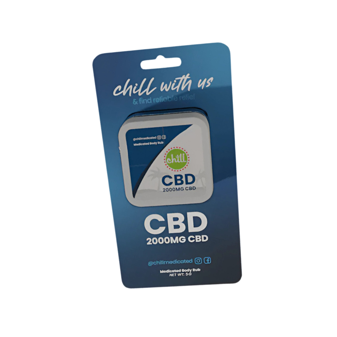 Photograph of product: Chill Medicated | Body Rub To Go | 2000mg CBD
