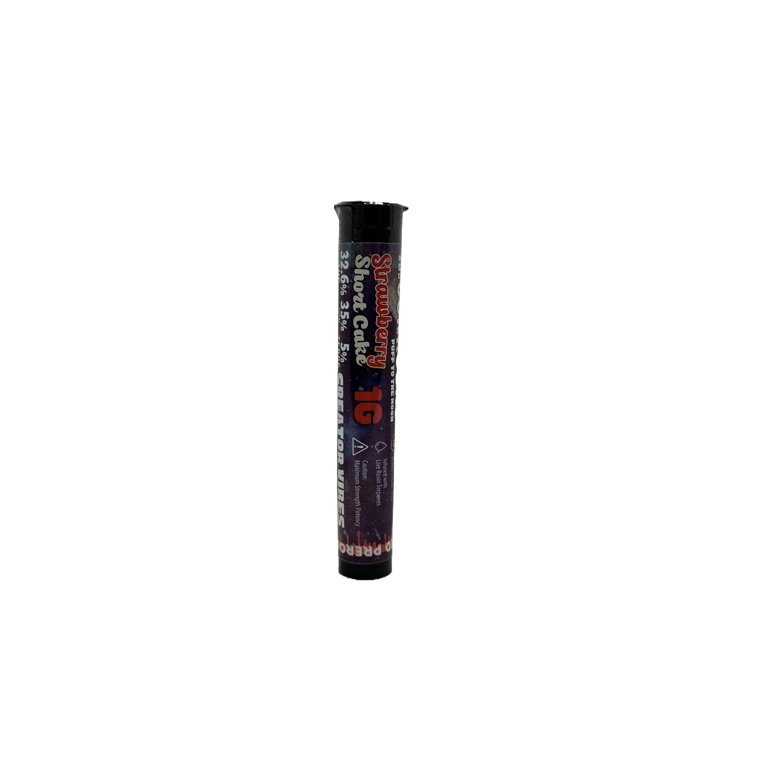 Photograph of product: Strawberry Shortcake | Moonrock - Puff To The Moon 1g Pre-Roll