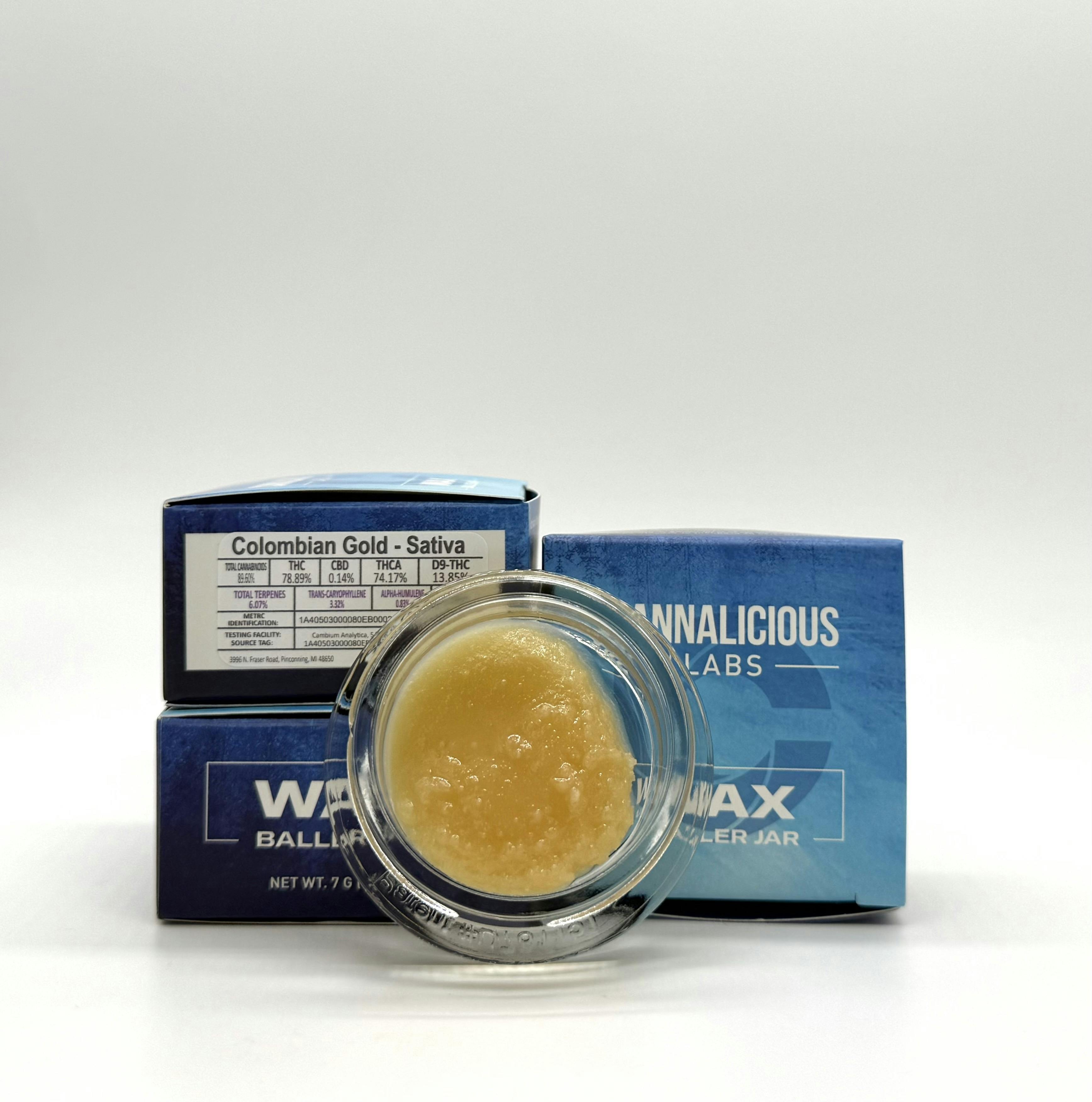 Photograph of product: Colombian Gold Cured Resin
