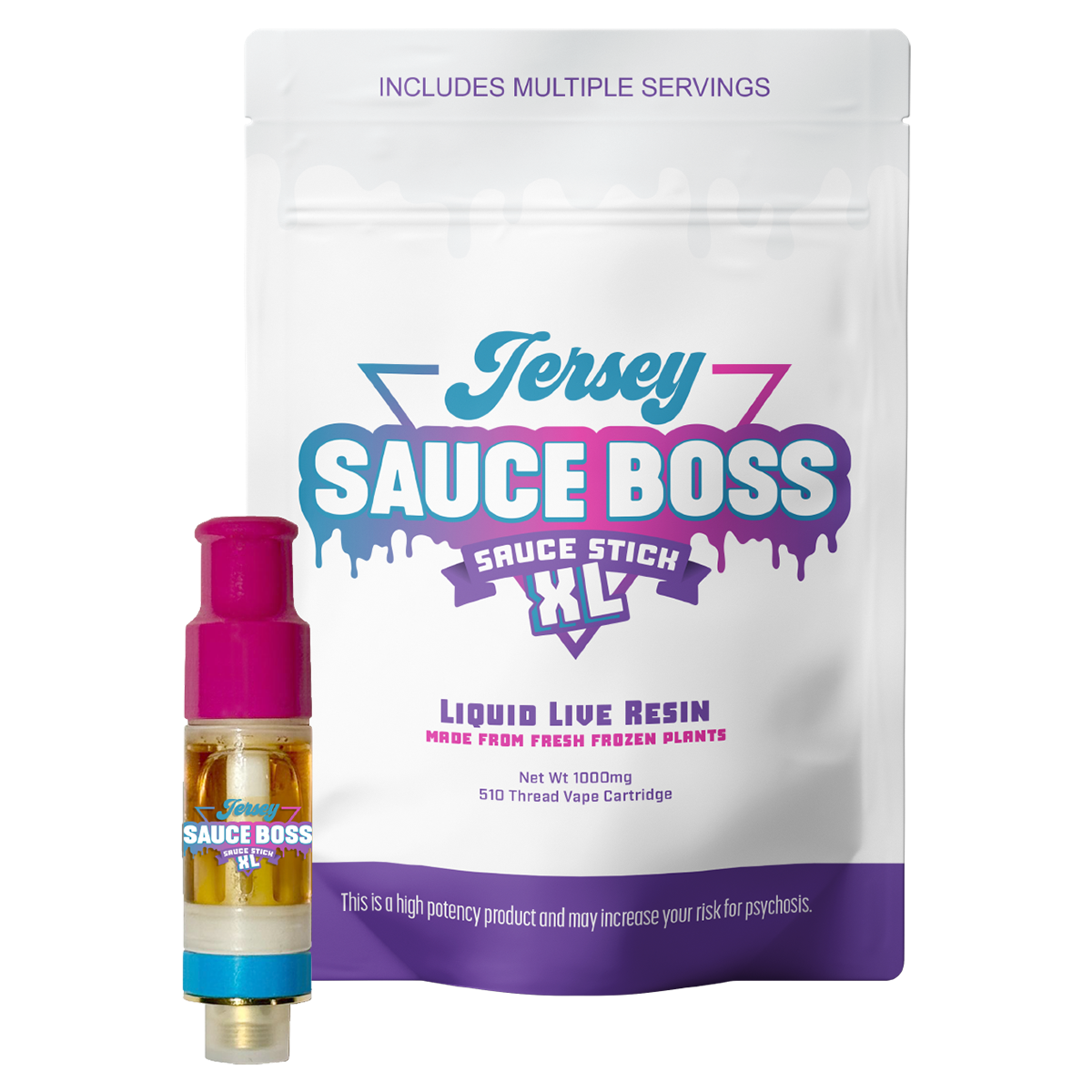 Photograph of product: Jersey Sauce Boss Dulce de Papaya LR Cart 1g