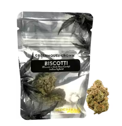 Photograph of product: Alchemy Pure | Biscotti | Oui'd Hybrid| Flower | .7g