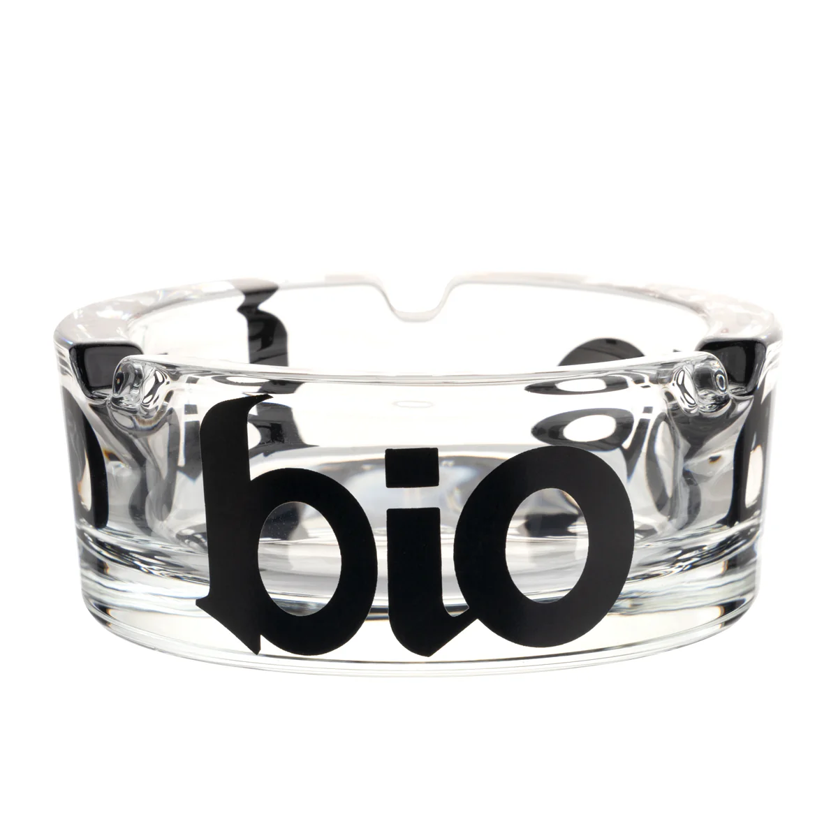 Photograph of product: BIO Glass Classic Ashtray 3" - Black