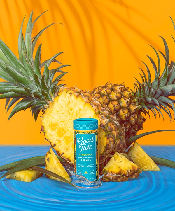 Photograph of product: Good Tide - Pineapple Rosin Gummies - 100mg