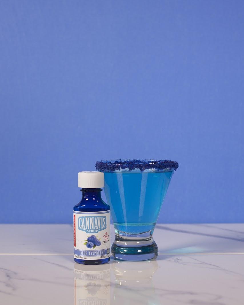 Photograph of Product: Cannavis | 100mg Syrup | Blue Raspberry