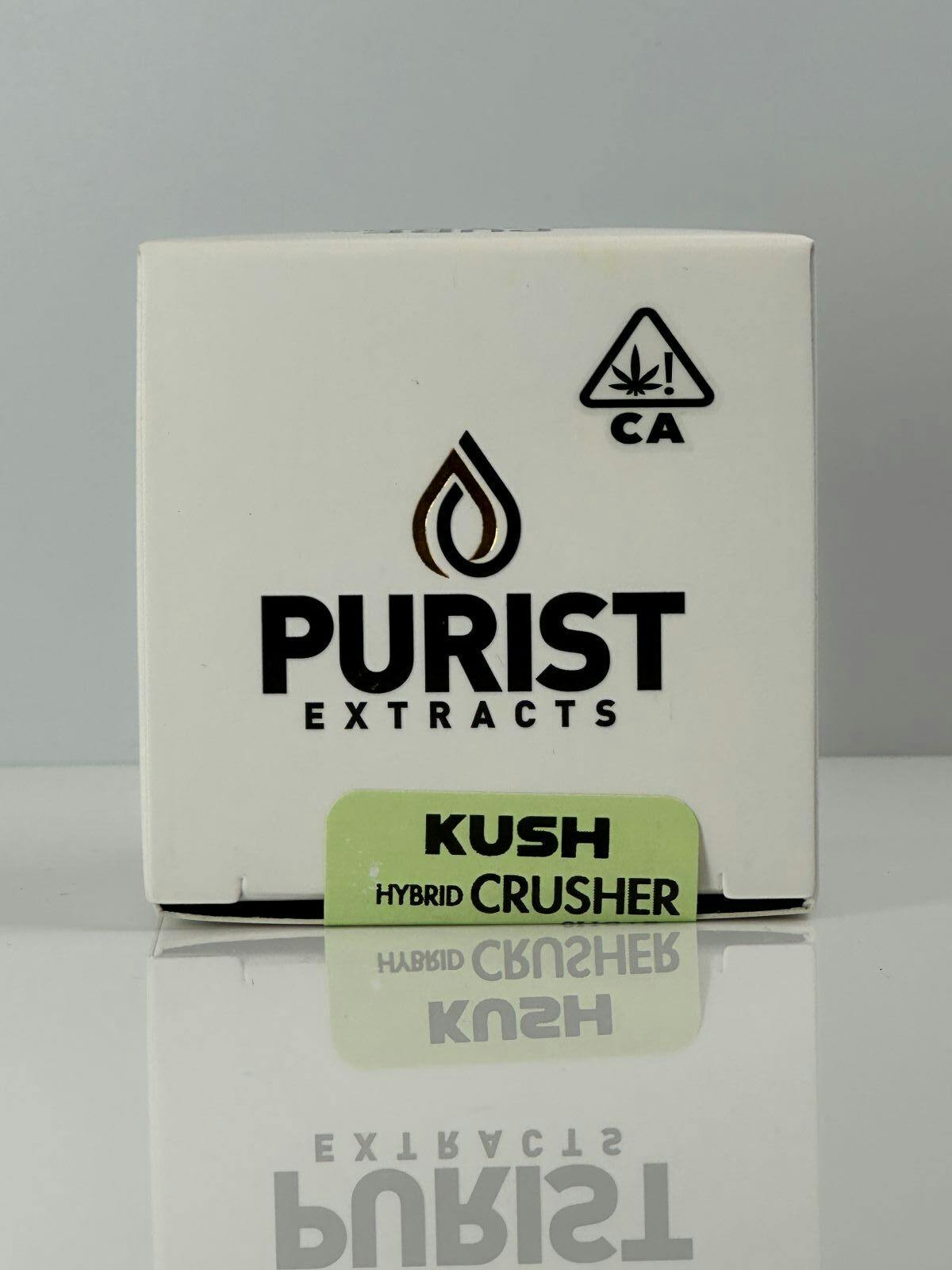 Photograph of product: Purist 1g Kush Crusher Sugar 88%