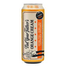Photograph of product: ORANGE CREAM | 16OZ SODA 100MG + CBD - 