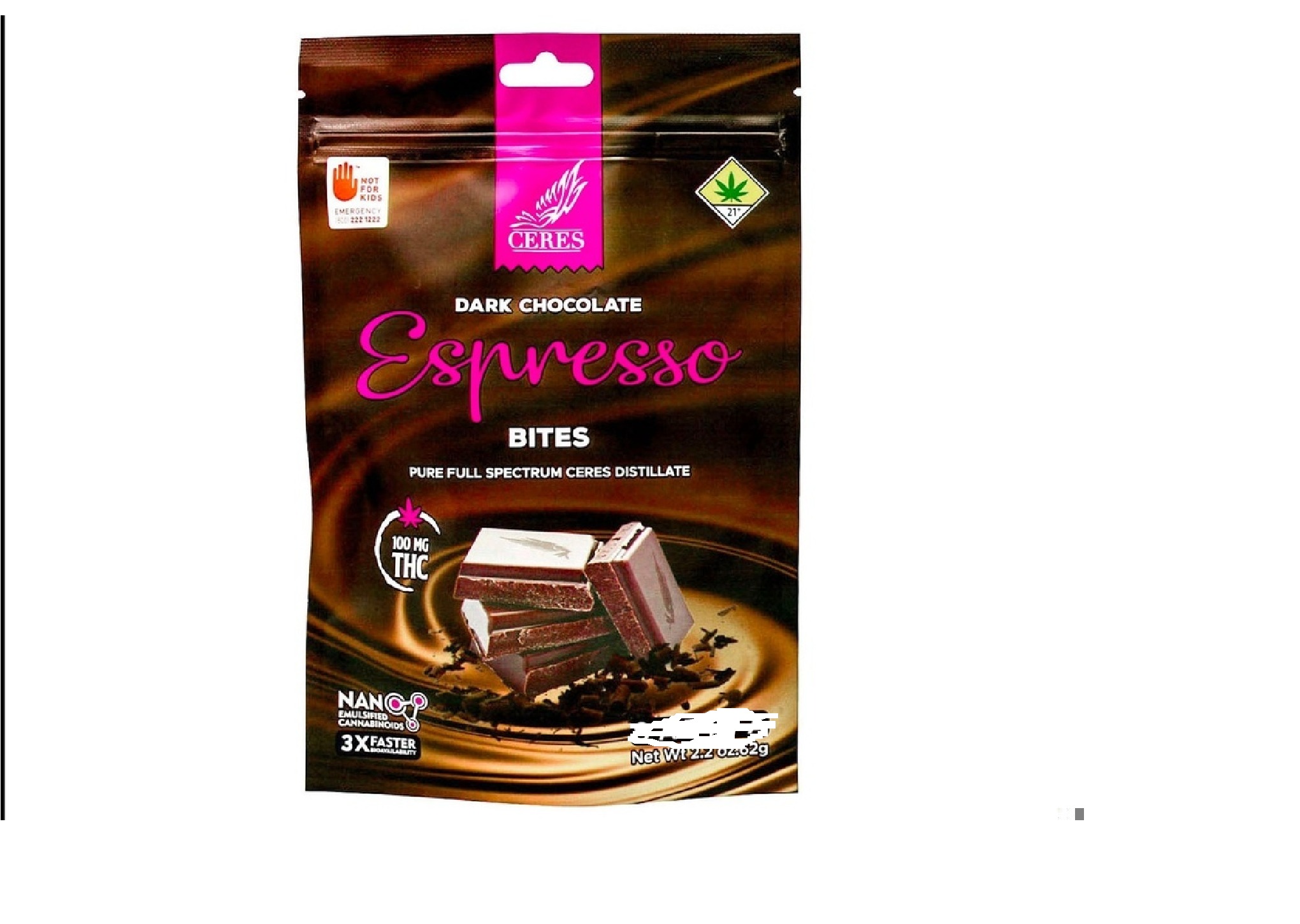 Photograph of product: Ceres [I] Choc. Espresso 10pk|TH-oui:100|