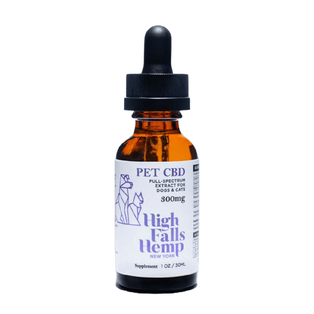 Photograph of Product: High Falls Hemp | Pet CBD Tincture 300mg | Full Spectrum