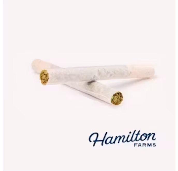 Photograph of product: Hamilton Farms | Hawaiian Snow Cone | Pre-Rolls | 2pk/1g