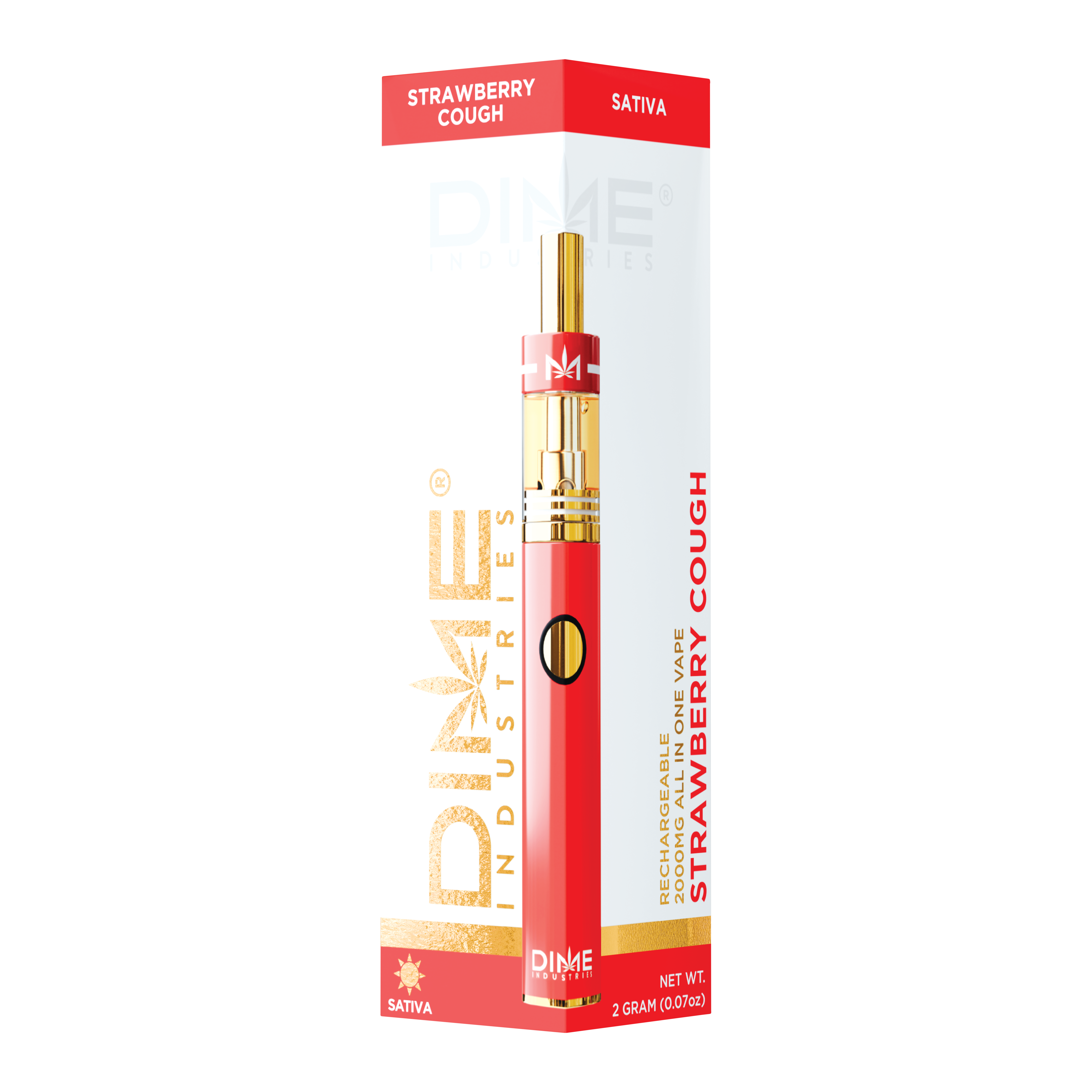 Photograph of product: STRAWBERRY COUGH 2G DISPOSABLE