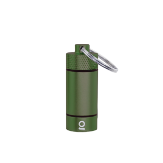 Photograph of product: Ongrok Small Aluminum Storage Keychain | Green