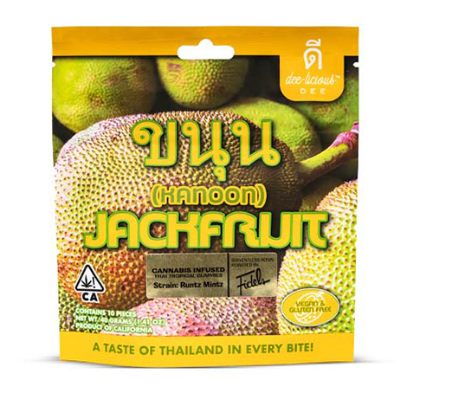 Photograph of product: Dee Thai | Jackfruit 100mg Gummy   100 Mg