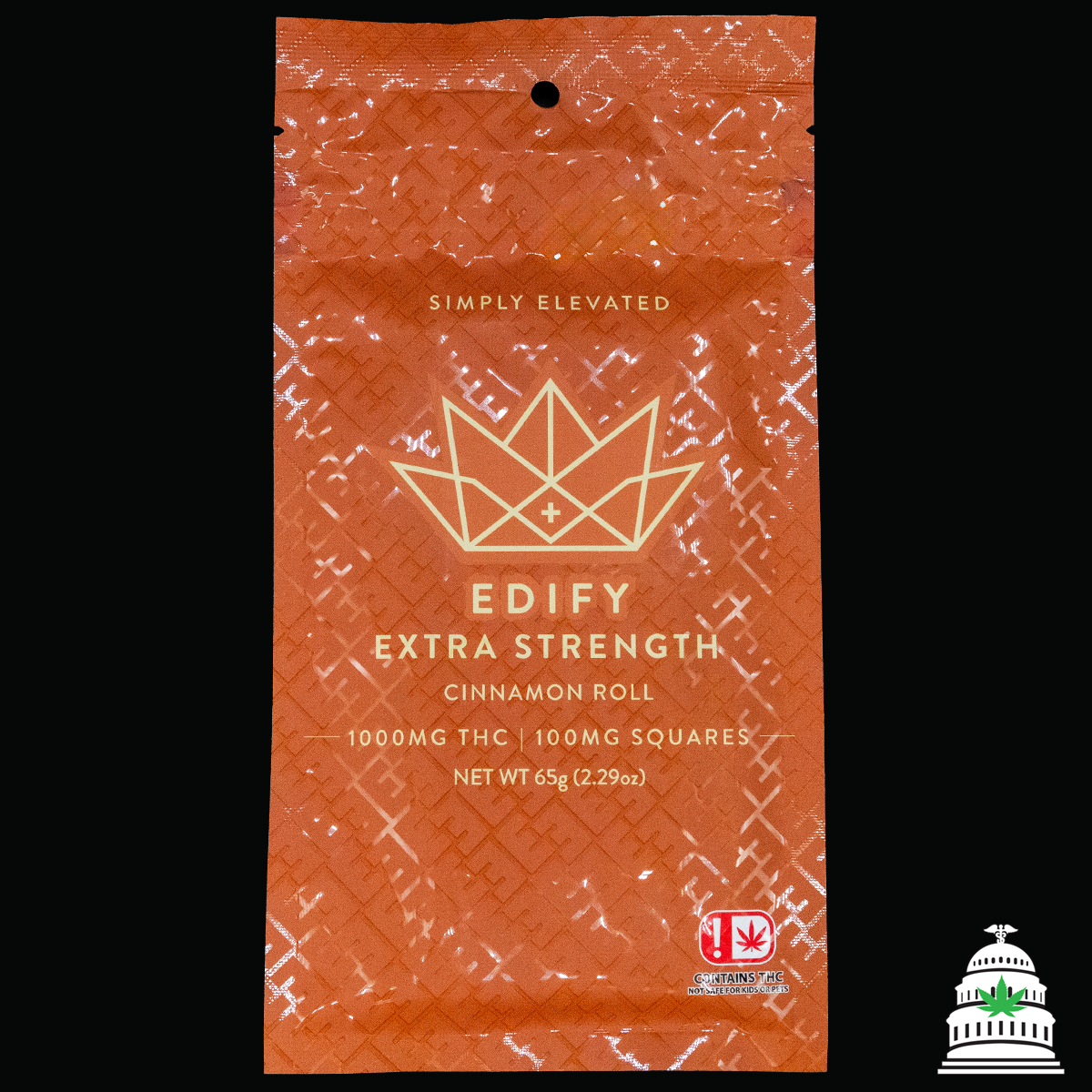 Photograph of Product: Cinnamon Roll - Edify Chocolate Bar