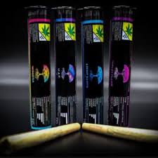 Photograph of product: Blue Roots UW Purple Pre-Roll Oui'd 2 x .7g